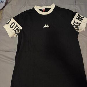 Kappa Men's Black and Navy Shirt
